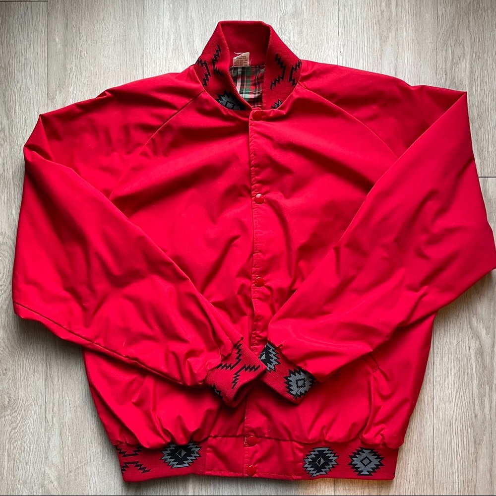 Vintage 80’s/90’s Western Print Bomber Jacket